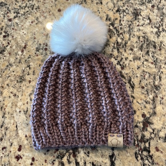 Accessories - Womens handmade winter hat with Pom